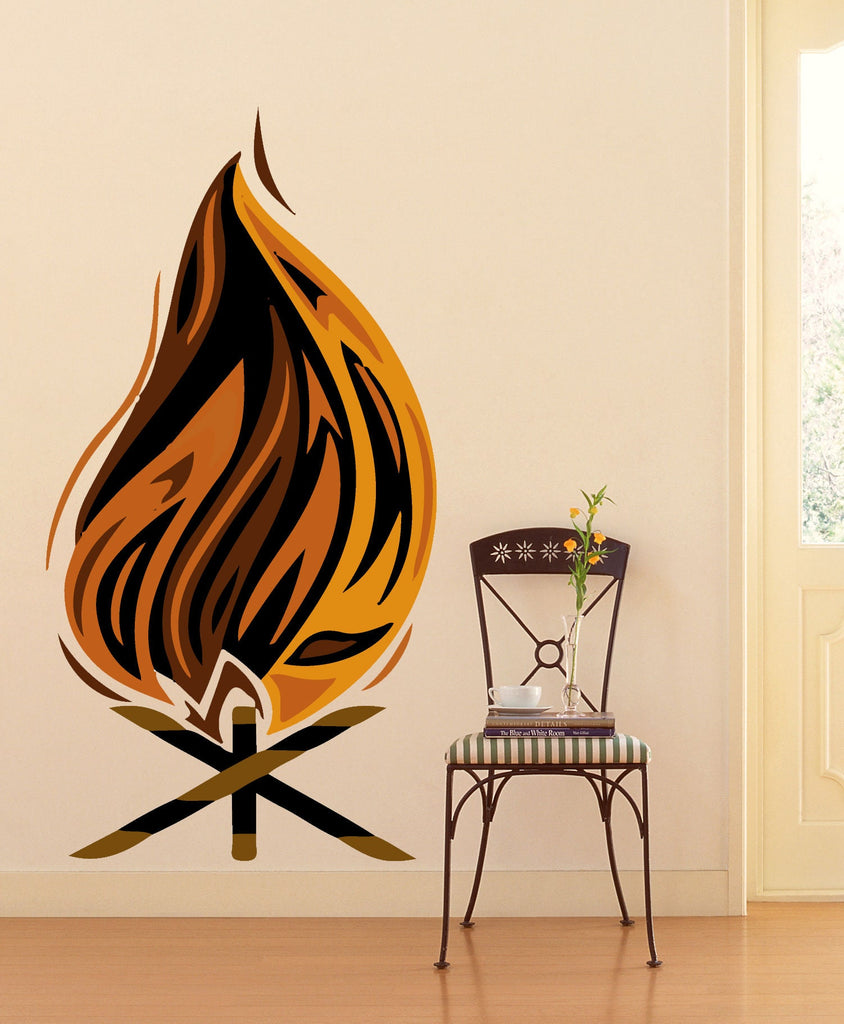 Decorative Cardboard Campfire Centerpiece Artificial Fire Fake Flame Paper Party Decorative Flame Torch-GD680