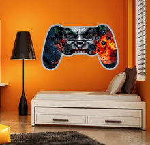 Load image into Gallery viewer, Video Game Joystick Gaming Printed Gamer Vinyl Sticker Decal - Room Decor Wall Art Mural Home Decoration Bedroom