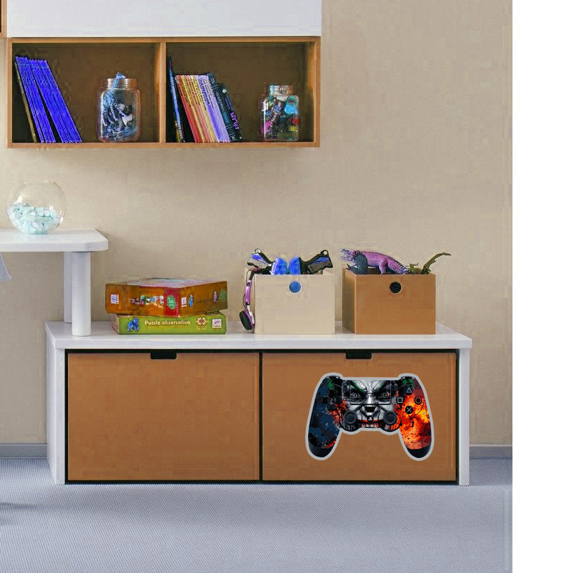 Video Game Joystick Gaming Printed Gamer Vinyl Sticker Decal - Room Decor Wall Art Mural Home Decoration Bedroom