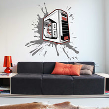 Load image into Gallery viewer, Wall decal Gaming art stickers Gamer, Game Vinyl Wall Decal Computer PC Gamer Video Gadgets Stickers Computer Art Gamer Play Room PC- GD531