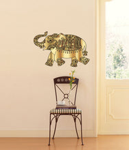 Load image into Gallery viewer, Peel and Stick Wall Decals Removable Wall Art Stickers for Home Office Nursery Decor(Golden Elephant) - GD544