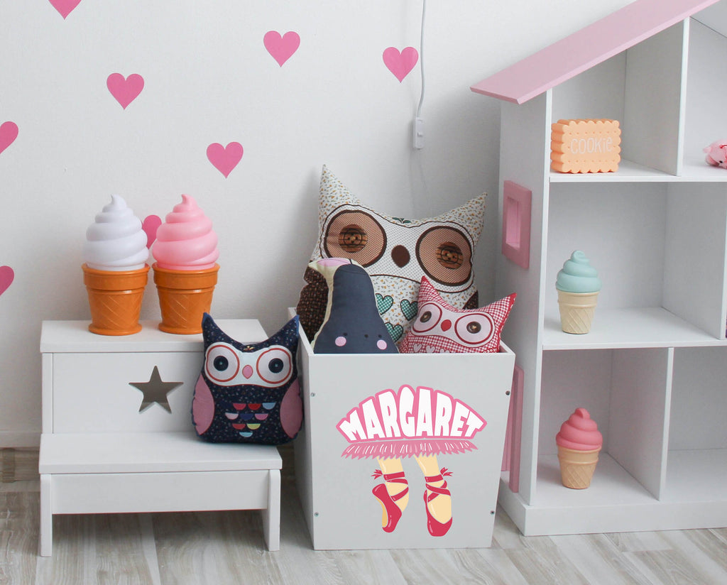 Ballerina Custom name wall decal, personalized sticker, personalized decal, wall sticker Dancer decor, Ballet dancer vinyl Pointes sticker