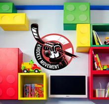 Load image into Gallery viewer, Hockey Wall Decal Decor Murals Art Teen Bedroom Hockey Decals Wall Decoration Ice Hockey Posters Vinyl Stickers Removable-GD703