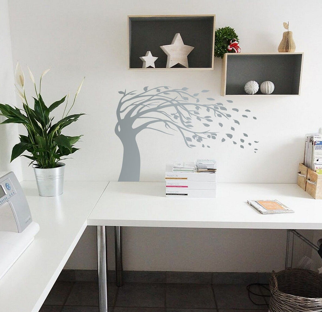 Wall decal art stickers Boho Wood Branch, Wall sticker Bohemian style decor, Boho Tree vinyl sticker, baby stickers, decal Boho Plant-GD705