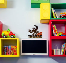 Load image into Gallery viewer, Personalized Custom Football Wall Sticker Decal Sport Player Jerseys-Personalized Choose Your Name &amp; Numbers, Playroom Kids Bedroom-GD710