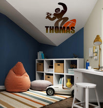 Load image into Gallery viewer, Personalized Custom Football Wall Sticker Decal Sport Player Jerseys-Personalized Choose Your Name &amp; Numbers, Playroom Kids Bedroom-GD710