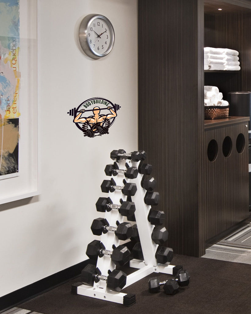 Beast Mode Wall Decal Sign, Barbell Vinyl Sticker Gym Quote Fitness Poster Motivational Decor Gifts Workout Wall Decor Crossfit Wall Art-