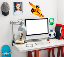 Load image into Gallery viewer, Wall Decal Sticker Snowboarding Board Sports Bedroom Room, personalized sticker, Large Vinyl Wall Decal Snowboarding- GD723