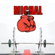 Load image into Gallery viewer, Vinyl Sticker Boxing Gloves Fight Fighting Box Sport Hands Boxer Fighter Winner Poster Mural Decal Wall Art Decor-GD594
