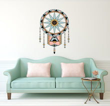 Load image into Gallery viewer, Dream Catcher Feathers Wall Decal, Colourful Feather Wall Stickers, Peel and Stick, Bedroom Kids Room Nursery Living Room-GD602