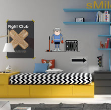 Load image into Gallery viewer, Hockey player Custom name wall decal, personalized sticker, personalized decal, wall sticker Hockey decor, Goalkeeper vinyl sticker, decal