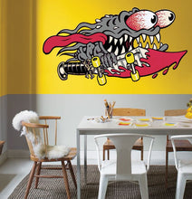 Load image into Gallery viewer, Wall Decal Art Stickers Skateboard, Wall Sticker Monster Decor, Skateboard Monster Vinyl Sticker, Monster Skate Stickers Skateboard -GD745