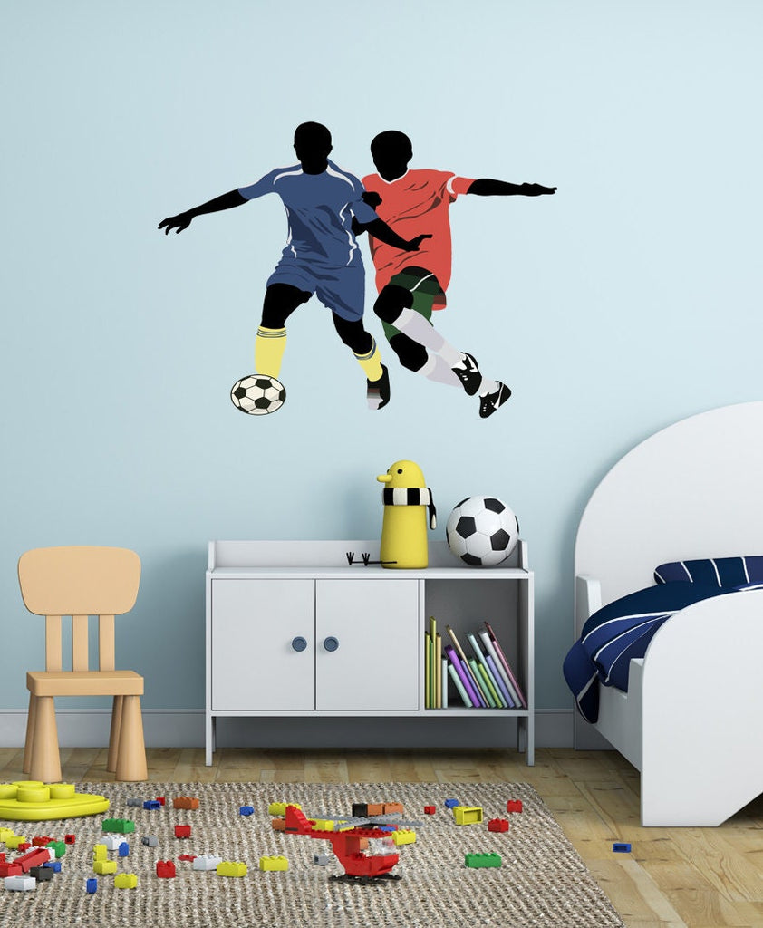 Football Wall Sticker- Decal Stickers and Mural for Kids Boys Girls Room and Bedroom. Sport Wall Art for Home Decor and Decoration-GD653