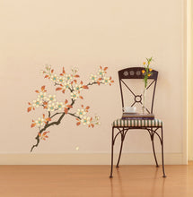Load image into Gallery viewer, Wall decal art stickers Boho Sakura Branch, Wall sticker Bohemian style decor, Boho Tree vinyl sticker, baby stickers decal Boho Plant-GD667