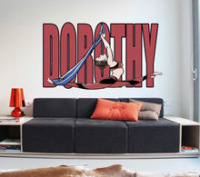 Load image into Gallery viewer, Aerial Canvas Custom name wall decal, personalized sticker, personalized decal, Aerial acrobatics vinyl sticker- GD702