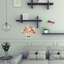 Load image into Gallery viewer, Wall decal art stickers Boho Flowers, Wall sticker Bohemian style decor, Boho Flower Vase vinyl sticker, baby stickers, decal Flowers GD716