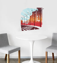 Load image into Gallery viewer, Wall decal art stickers City, Wall sticker City sticker decor, City vinyl sticker, City stickers City