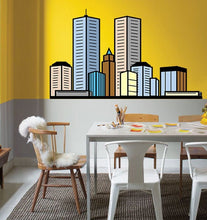 Load image into Gallery viewer, Town Wall decal art stickers City, Wall sticker Town sticker decor, City vinyl sticker, City stickers Town &amp; Wall Mural