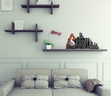 Load image into Gallery viewer, Snowboarder Vinyl Wall Decal Mountains Snowboarding Silhouette Winter Sport Stickers Mural Large Decor-GD728
