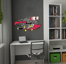 Load image into Gallery viewer, Wall Decal Art Stickers Skateboard, Wall Sticker Monster Decor, Skateboard Monster Vinyl Sticker, Monster Skate Stickers Skateboard -GD745