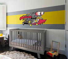 Load image into Gallery viewer, Wall Decal Art Stickers Skateboard, Wall Sticker Monster Decor, Skateboard Monster Vinyl Sticker, Monster Skate Stickers Skateboard -GD745