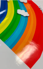 Load image into Gallery viewer, Rainbows with clouds wall decals, rainbow wall decal, cloud wall stickers