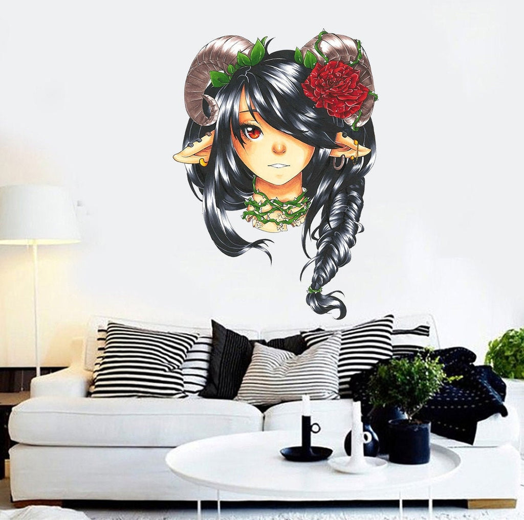 Dryad Decal, Dryad Sticker, Dryad Wall Decal, Dryad Wall Decor, Dryad Wall Sticker