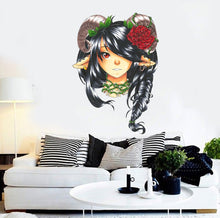 Load image into Gallery viewer, Dryad Decal, Dryad Sticker, Dryad Wall Decal, Dryad Wall Decor, Dryad Wall Sticker