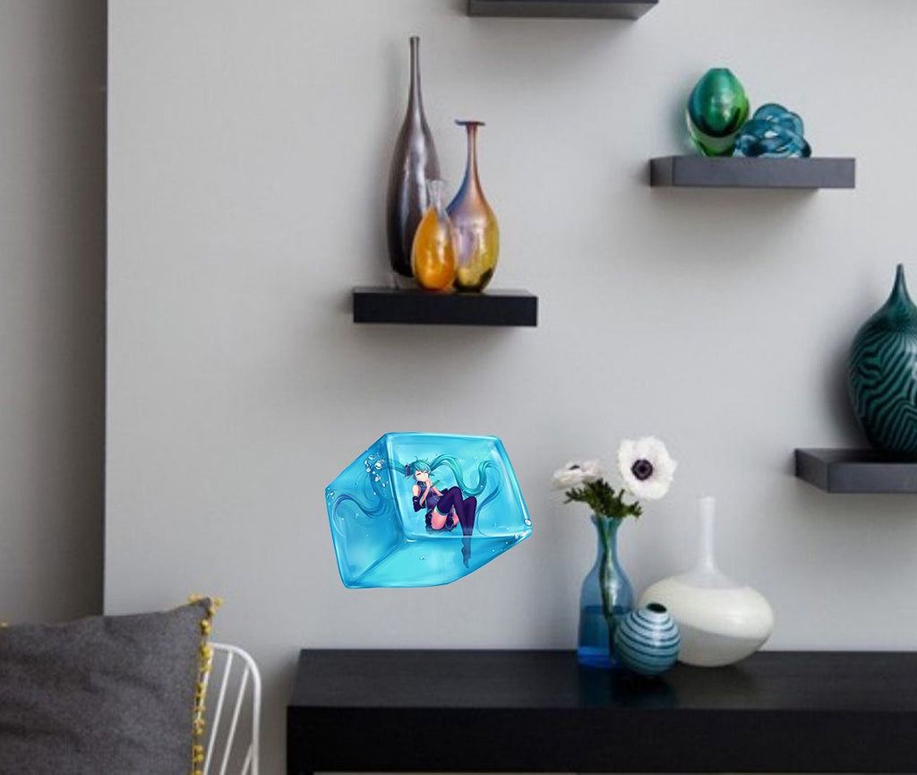 Ice Cube Anime Decal, Ice Cube Anime Sticker, Ice Cube Anime Wall Decor
