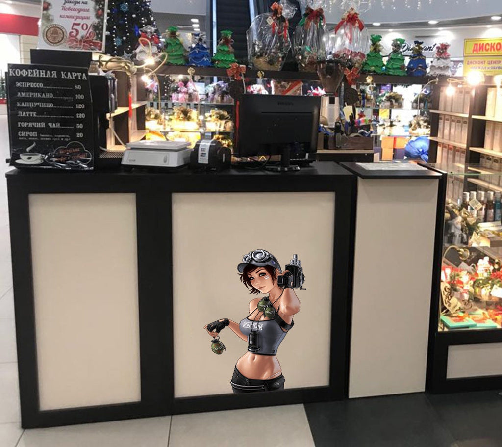 Sexy Anime Wall Decal, Sexy Anime Wall Sticker, Sexy Anime Wall Decor
