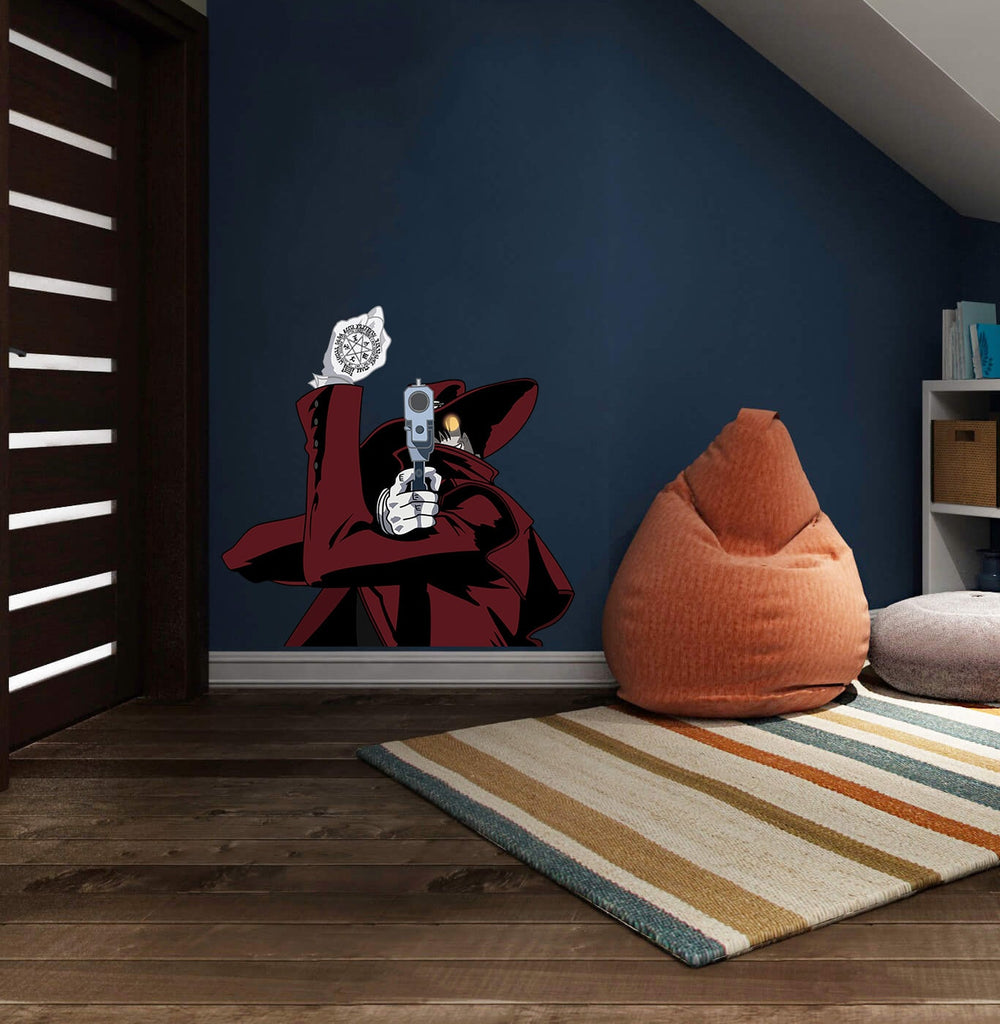 Gangster Anime Decal, Gangster Anime Sticker, Gangster Anime Wall Decor