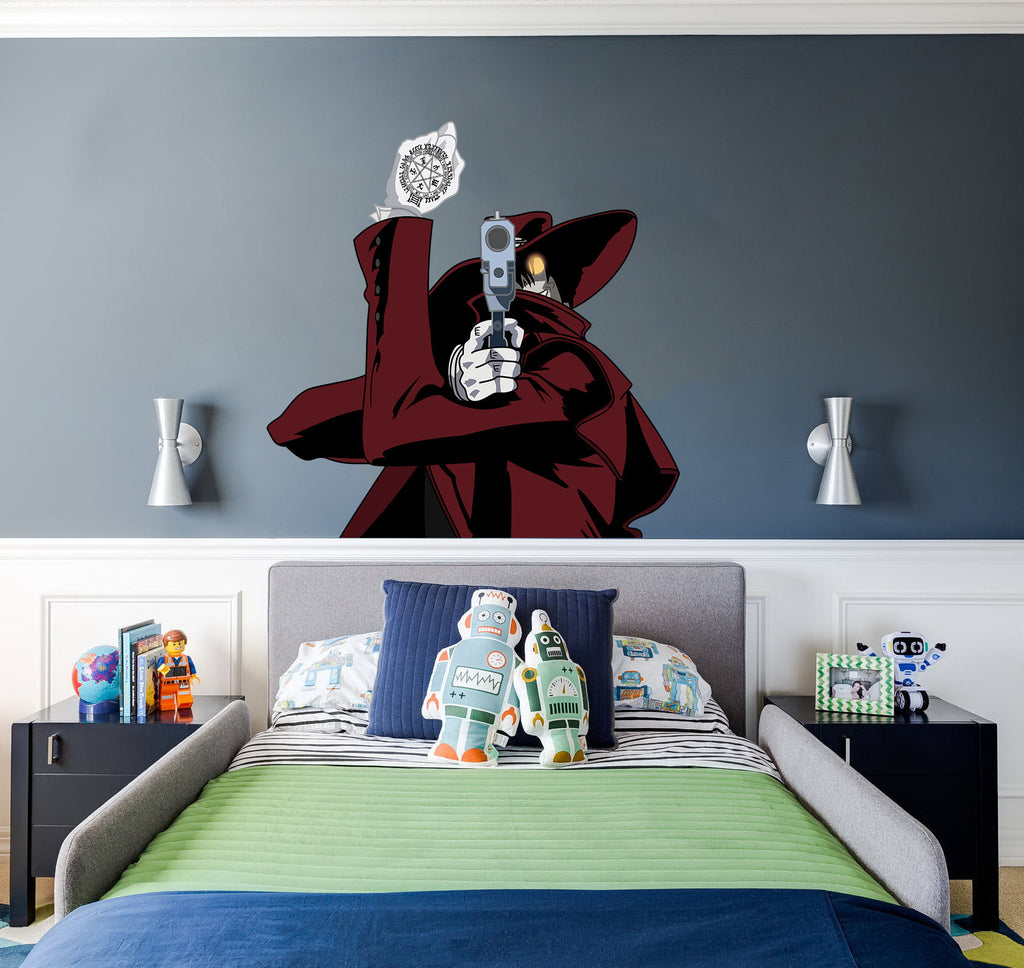 Gangster Anime Decal, Gangster Anime Sticker, Gangster Anime Wall Decor