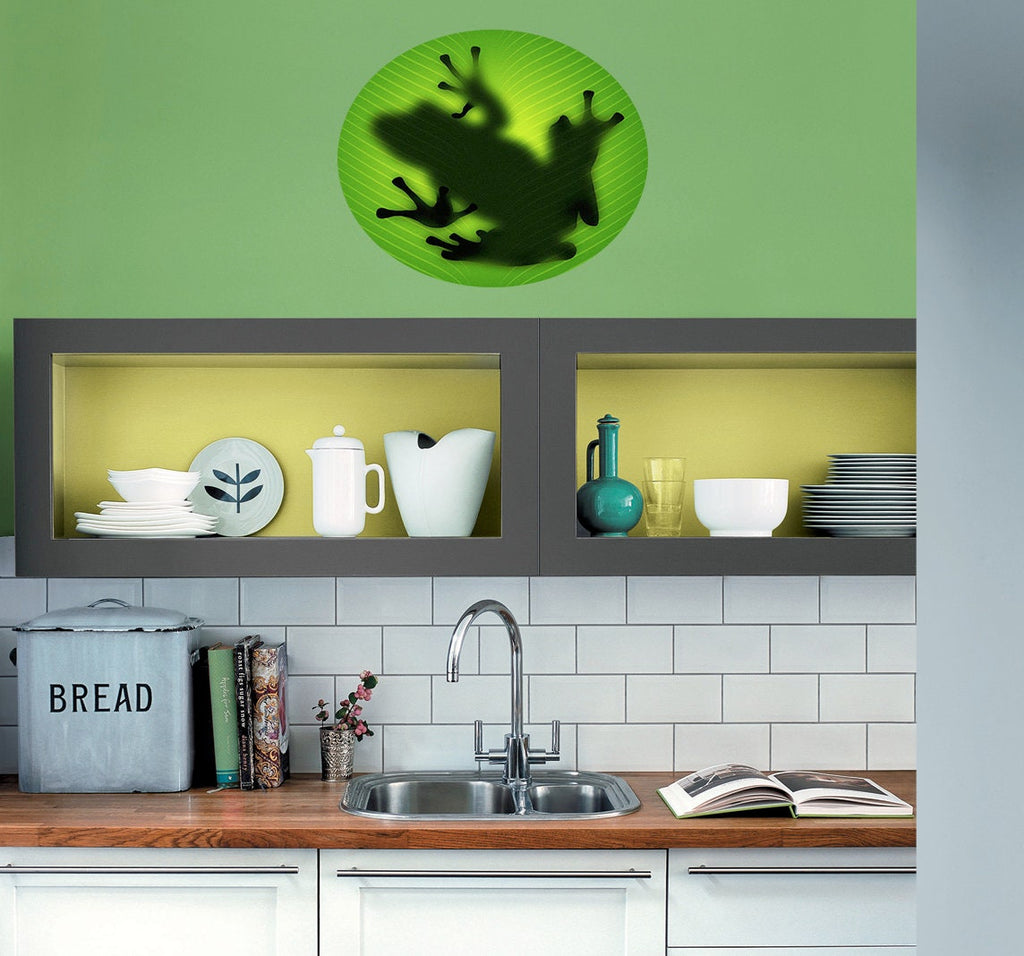 Frog Wall Decal, Frog Bathroom Sticker, Frog Bathroom Decal, Frog Bathroom Wall Decor