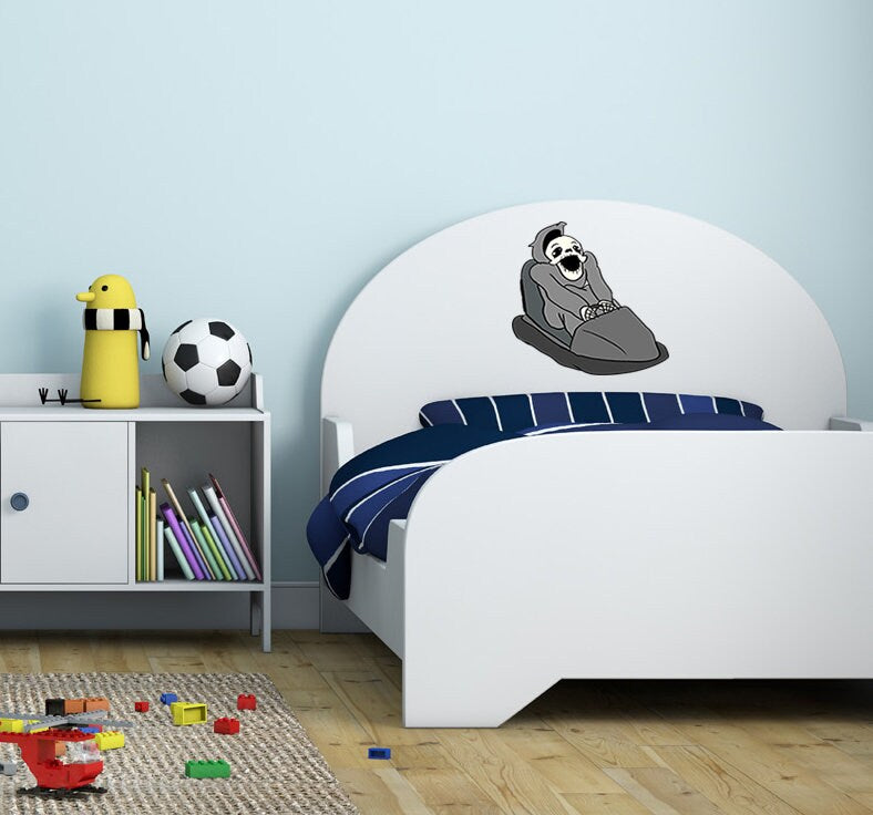 Ghost Roller Coaster Decal, Ghost Roller Coaster Sticker, Ghost Roller Coaster Wall Decor