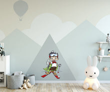 Load image into Gallery viewer, Skier Boys Room Decal, Skier Boys Room Sticker, Skier Boys Room Wall Decor
