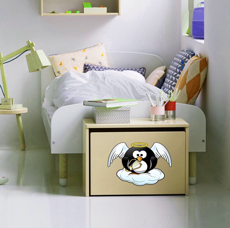 Angel Bird Decal, Angel Bird Sticker, Angel Bird Wall Decor
