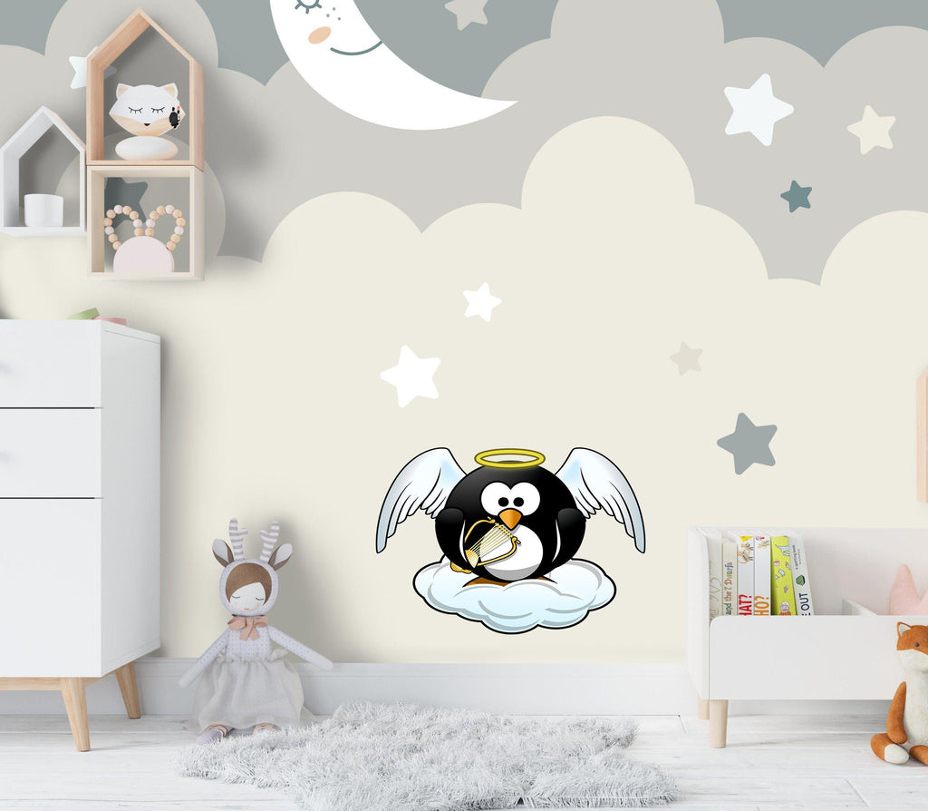 Angel Bird Decal, Angel Bird Sticker, Angel Bird Wall Decor