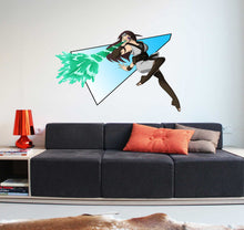 Load image into Gallery viewer, Anime Water Girl Decal, Anime Water Girl Sticker, Anime Water Girl Wall Decor