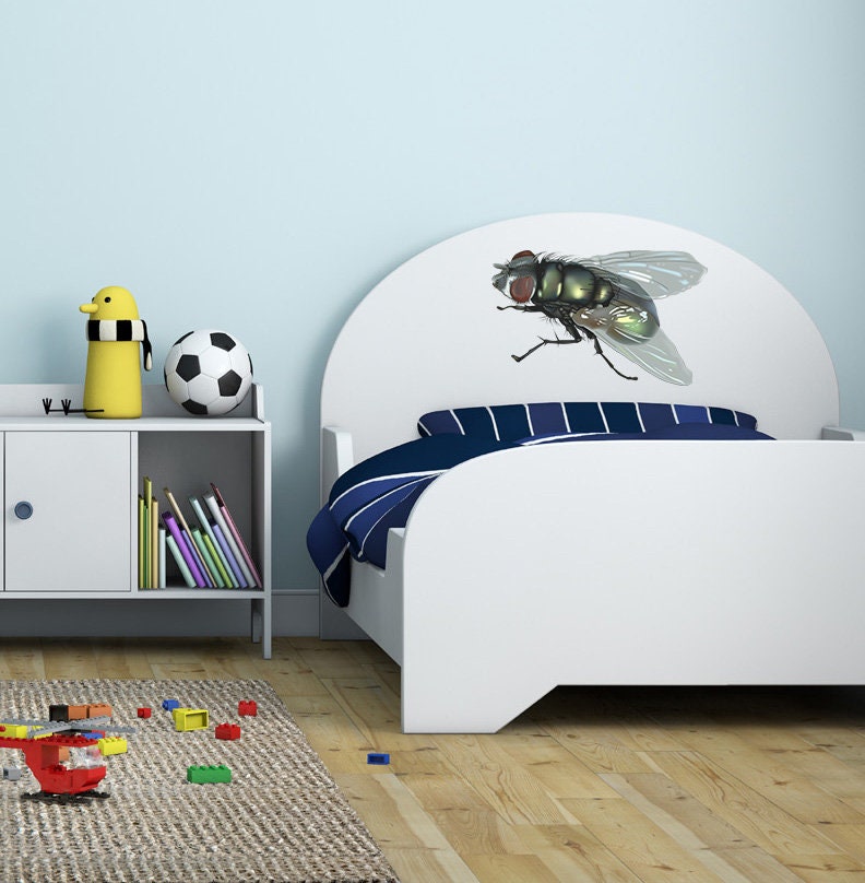 Fly Wall Decal, Fly Wall sticker, Fly wall decor