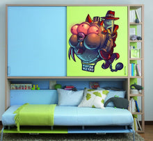 Load image into Gallery viewer, Boys Room Monster Decal, Boys Room Monster Sticker, Boys Room Monster Wall Decor