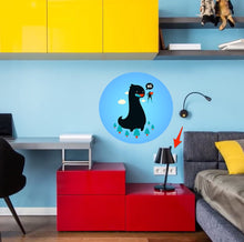 Load image into Gallery viewer, Loch Ness Monster Decal, Loch Ness Nursery Decor, Baby Loch Ness Monster Decor