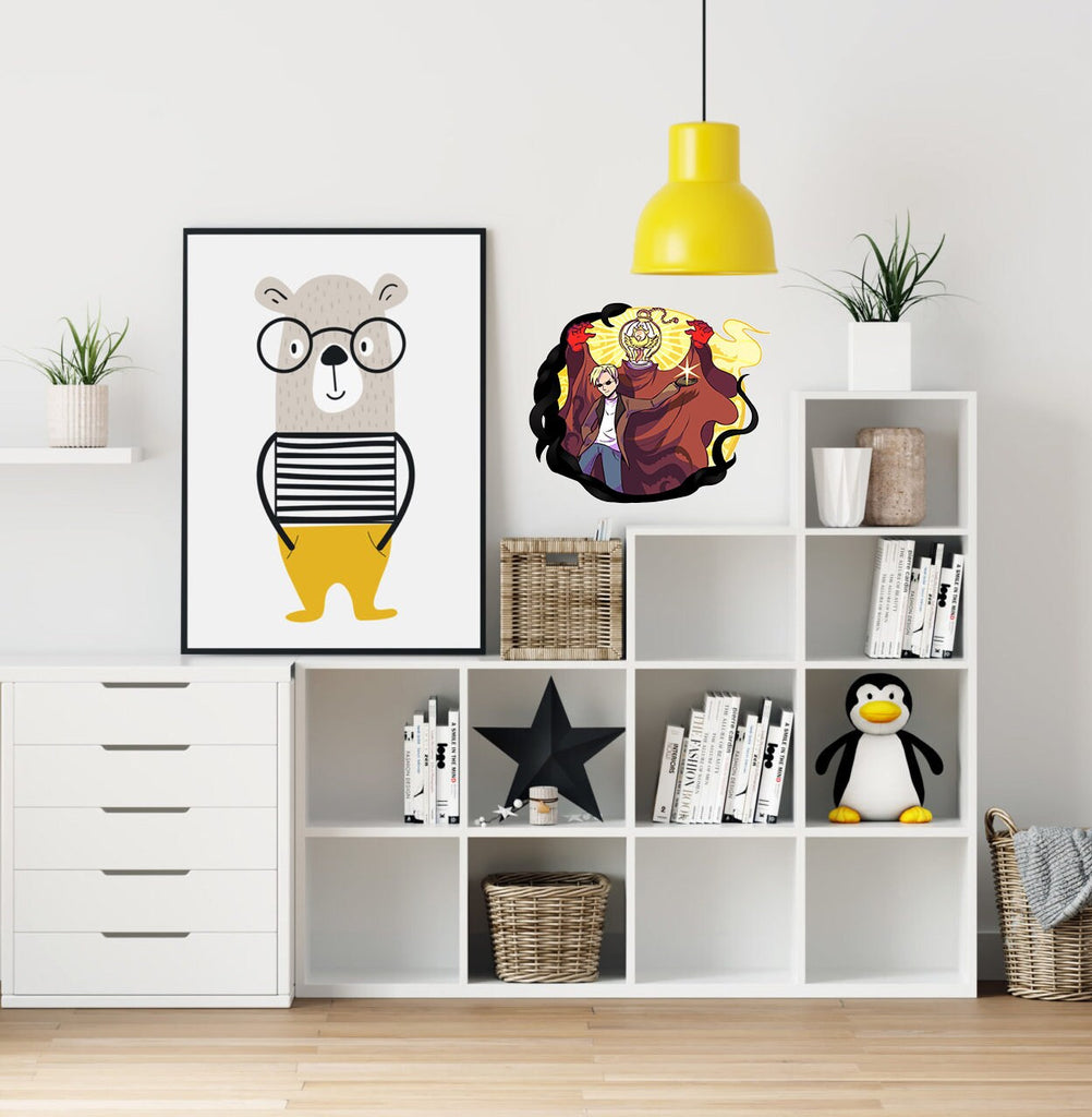 Fantasy Wall Decal, Fantasy Nursery Sticker, Fantasy Boys Room Decor
