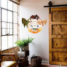 Load image into Gallery viewer, Fantasy Dragon Girl Decal, Fantasy Dragon Girl Sticker, Fantasy Dragon Girl Wall Decor
