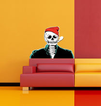 Load image into Gallery viewer, Cool Skeleton Wall Decal, Cool Skeleton Wall sticker, Cool Skeleton wall decor