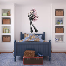Load image into Gallery viewer, Stylish Zombie Girl Wall Decal, Stylish Zombie Girl Wall sticker, Stylish Zombie Girl wall decor