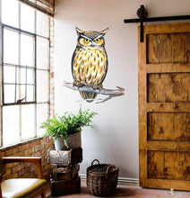 Load image into Gallery viewer, Wise Owl Wall Decal, Wise Owl Wall Sticker, Wise Owl Decor