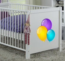 Load image into Gallery viewer, Colored Balloon Wall Decal, Colored Balloon Wall sticker, Colored Balloon wall decor