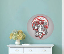 Load image into Gallery viewer, Ganesha Spiritual Wall Decal, Ganesha Spiritual Wall sticker, Ganesha Spiritual wall decor