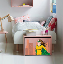 Load image into Gallery viewer, Super Girl Wall Decal, Super Girl Wall sticker, Super Girl wall decor