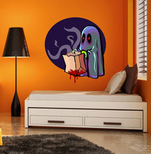 Load image into Gallery viewer, Evil Ghost Wall Decal, Evil Ghost Wall sticker, Evil Ghost wall decor